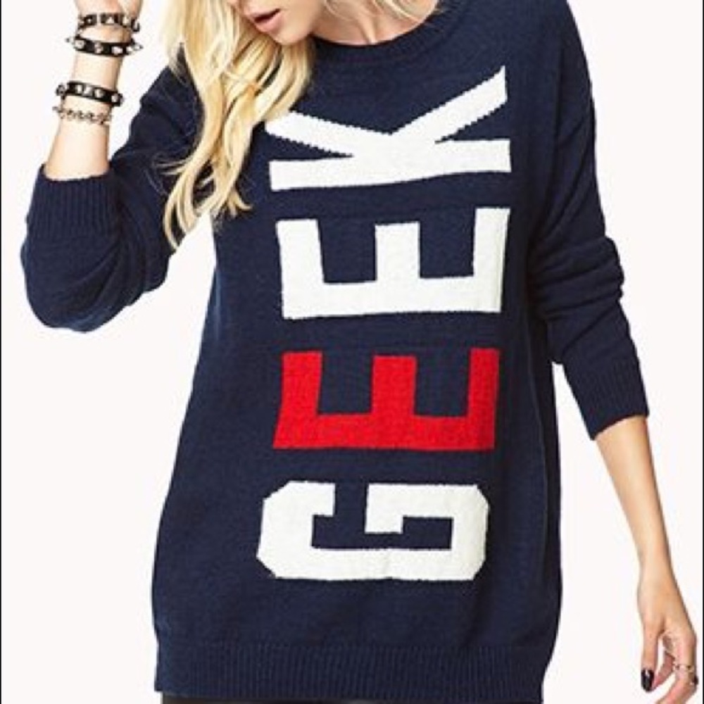 GEEK sweater!!